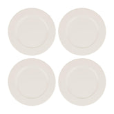 Bonna China Banquet dia.7.5"  Round Warm White Porcelain Plate (Set of 4)